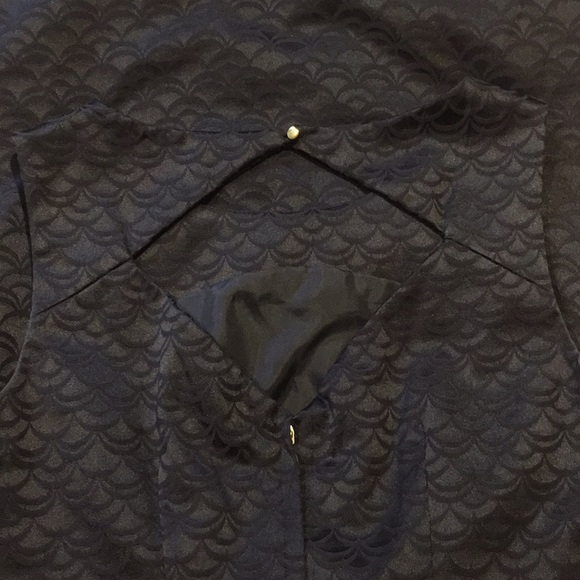 H&M Black Jacquard Weave Dress with Keyhole Back - Picture 7 of 11